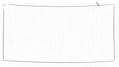 vidaXL Red de Remolque con Cuerda elástica PP Blanco 7x3,5 m, Red de Carga, Red de Carga para Remolque, Cubierta de Remolque de Malla