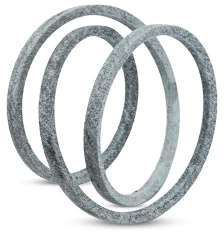 Gubeter Cintura 5/8X71, Per MTD Per Troy Bilt Bianco Esterno 754-04249 954-04249A LT542H LF058 M115 M135 M155 M175 CLT38G CLT42G T110 T105 LT3812, 754-04249 954-04249