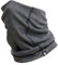 Hilltop Polar Multifunktionstuch, Herbst & Winter Schal, Halstuch, Motorradmaske, Gesichtsmaske, Halswärmer, mit Kordelzug 100% Fleece, für Damen und Herren, Design/Farbe:Grau ohne Kordelzug