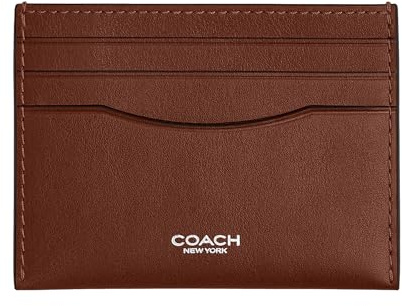 Coach Flaches Kartenetui für Herren, Redwood, Einheitsgröße, Flaches Kartenetui
