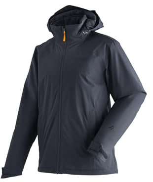 Maier Sports Metor Therm Rec M, Herren Outdoorjacke, Wasserdichte Wanderjacke mit sportlichem Schnitt, Mit mTEX Wetterschutz und und mTHERM light für hohen Wärmerückhalt, Grau, 54