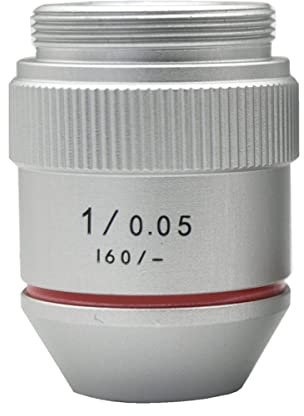 Mikroskop 1pc 195 1x 2x Achromatische objektive Linse for biologisches Mikroskop(1X)