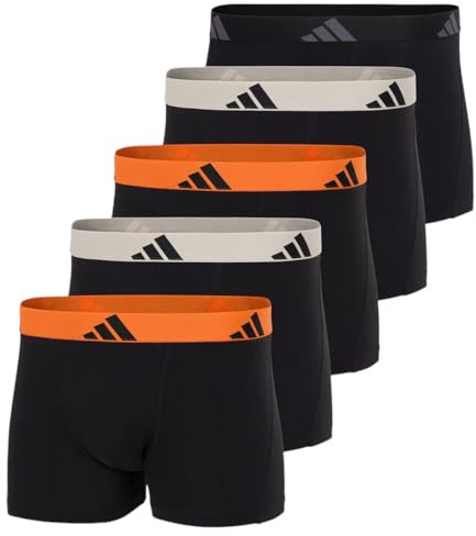 adidas Herren Trunk (5 Pack) - Active Flex Cotton - Boxershorts - Bequeme Unterwäsche