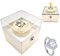 Coffret Cadeau Transformable en Bague en Diamant, Romantique et Créatif pour Les Anniversaires Cadeau Unique avec une Touche D'originalité Cadeau Parfait pour Saint Valentin et Les Fêtes des Mères