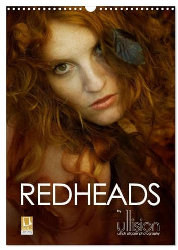 REDHEADS (Wandkalender 2026 DIN A3 hoch), CALVENDO Monatskalender: sinnlich - schön - sehnsuchtsvoll; Monatskalender im Zauber roten Haares (CALVENDO Erotik)