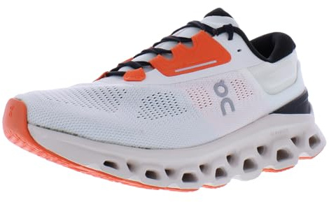 On Cloudstratus 3 Damenschuhe, Größe 44, Farbe: Ungebleichtes Weiß/Sand Weiß