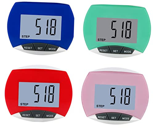 Abaodam Schrittzähler Ausweise Gürtel Männer lebenswichtig Pedometer Sport zubehör Sportzubehör Fitness-Informationstool Sportartikel Rosa