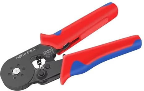 Hydraulischer Bewehrungsschneider, Zwinge Crimpen Werkzeug HSC8 6-4/6-6 Elektrische Crimper Zange For Draht Ende Crimp Rohr Terminals Schaltung Reparatur,Schneidleistung(HSC8 6-6A)