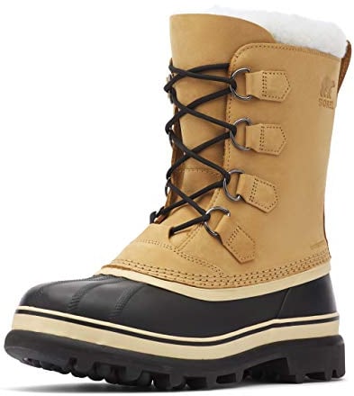 Sorel Caribou WP, Stivali da Neve Impermeabili Uomo, Marrone (Buff), 50 EU