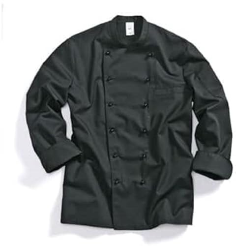 BP 1503-400-32-52 Kochjacke, 1/1 Ärmel mit Manschetten, 215,00 g/m² Stoffmischung, schwarz, 52
