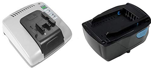 2in1 Angebot im Set: Akku Schnellladegerät + Hochleistungs Li-Ion 21,6V 3000mAh Akku für Hilti B22 B22/1.6 B22/2.6 B22/3.3 AG125-A22 HDE500-A22 SCM22-A SCW22-A SD5000-A22