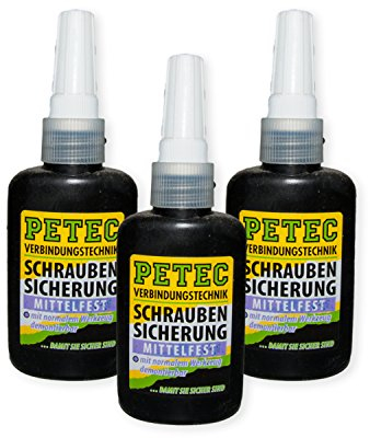 Petec_bundle 3X PETEC SCHRAUBENSICHERUNG MITTELFEST Kleber 50 G 91050