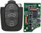 mt key Auto Schlüssel Funk Fernbedienung 1x Gehäuse + 1x 433,9 MHz Sender Sendeeinheit 4D0837231A + 1x Batterie für Audi A2, A3, A4, A6, A8, TT