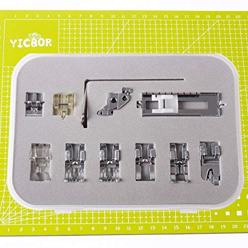 YICBOR - Nähfuß-Set zum Aufstecken für Pfaff Creative Quilt Expression Tiptronic Select Nähmaschine, 11-teilig