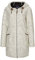 G.I.G.A. DX Damen Roshana Strickparka Strickmantel Parka In Strickoptik Mit Kapuze, Off White, 36 EU