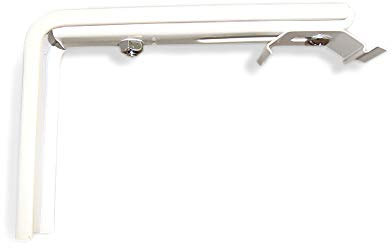 8 Stück Lamellenvorhang Wandwinkel Länge 100-150 mm Vertikaljalousie Wandträger Winkel Metall für Wandmontage - UNIVERSAL