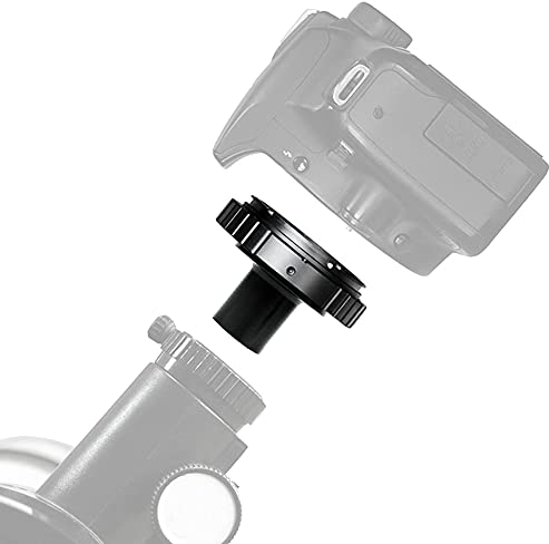 Oumij Metal Adapter Ring, Telepiece Adapter Telescope,0.965inch T Mount Astronomical Telescope Eyepiece for Nikon AI Mount SLR Camera