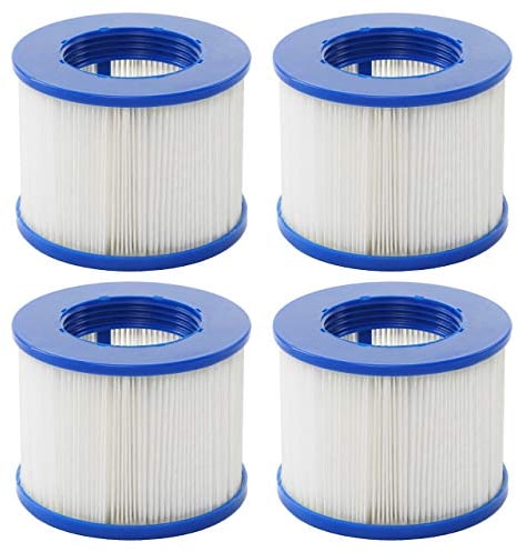 Wasserfilter für Whirlpool HWC-E32, Ersatzfilter Filterkartusche Filterpatrone Lamellenfilter, Zubehör - 4 Stück