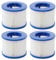 Wasserfilter für Whirlpool HWC-E32, Ersatzfilter Filterkartusche Filterpatrone Lamellenfilter, Zubehör - 4 Stück