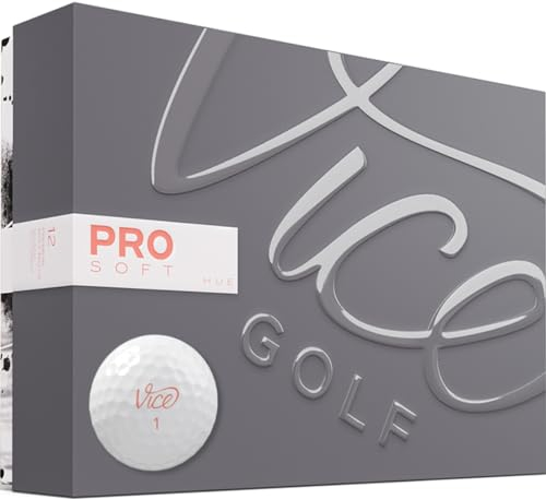 Vice Golf Pro Soft Hue Living Coral Golfbälle