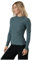 ONLY Women's Onlemma L/S High Neck Top Noos Jrs T Shirt, Green Detail Balm: Melange, M UK