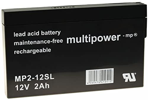 Powery Powery Batteria Piombo (Multipower) MP2-12SL 12V