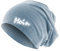 Stylischer Jersey Beanie aus Baumwolle mit reflektierendem Moin Druck Perfekt für Nordlichter, ideal für Freizeit und Sport, Unisex, vielseitig tragbar Heather Indigo OneSize (M/L)