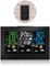 FISHTEC - Station Météo LCD Couleurs avec Capteur Extérieur Sans Fil - Prévisions Météo J+3 - Fonction Alerte Gel - Température - Taux d'humidité - Pression Atmosphérique - Heures - Phase de la Lune