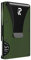 RealPlus Porte Carte Homme de Crédit avec Blocage RFID, Porte Carte Bancaire Minimaliste avec Pince à Billets, Carte Bancaire,12 Cartes Maximum, Cadeau Homme, Cadeau de Fête des Pères (Vert)