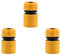 VReder 3 Stück Schlauchverbinder, 13mm (1/2) und 15mm (5/8) - Hose Quick Connector Gartenschlauch Schlauchverbinder Schlauchstück Zubehör zum Verbinden von Gartenschlauch (3 Stück Schlauchverbinder)