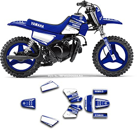 Kungfu Graphics YMPW5096N004-KO Kit de décalcomanies pour Yamaha PW 50 PW50 Piwi 50 Bleu