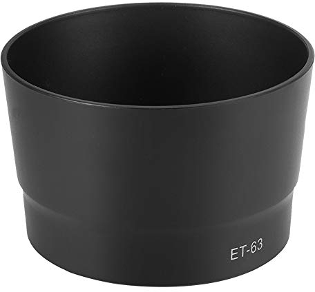 Zunate ET-63 Gegenlichtblende, Kameraobjektiv Sonnenschutz Regenschutzabdeckung Ersatz für EF-S 55-250mm f/4-5,6 is STM