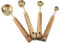 Wooden Handle Measuring Spoons Set Coffee Flour Scoop Measuring Cups Non Slip Measuring Spoon