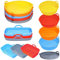 2 PCS Silicone Air Fryer Liner, Air Fryer Silicone Liners Reusable in Air Fryer Accessories, AirFryer Liners Compatible with Dual air Fryer
