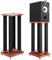 BTZHY Speaker Stands,1 Pair Surround 5cm Round Steel Frame Column, Double-layer Base Design, 20-70cm Multiple Height Options