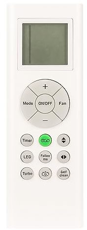 ALLIMITY Sostituisci Condizionatore Telecomando adatto per Midea Air Conditioner AC A/C RG66B3(2H)/BGEF RG66B8(2H)/BGEF