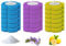 Porte-pinceaux des Toilettes, Recharge de brosses de Toilette jetable 18pcs 3 Couches éponge de Toilettes Recharge la tête de Brosse pour Le Bassin de Drain de Salle de Bain.