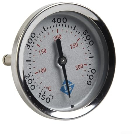 FUBESK Genaues Grillthermometer für Weber Spirit 200/300, für Genesis Gold Modelle Serie Grills, Edelstahl-Temperaturanzeige 65,6–315,6 °C (1 Stück)