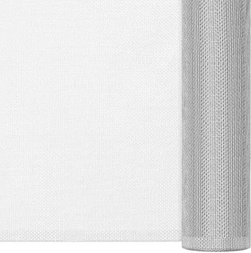 ShGaxin Rete zanzariera, tessuto zanzariera, rotolo zanzariera, tessuto per fare zanzariere, in alluminio argentato 80 x 2000 cm