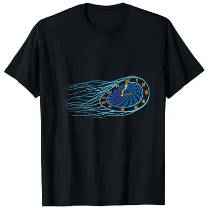 Zeitreise verschwommene Uhr T-Shirt