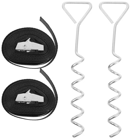 Trampolinzubehör Trampolin Anker Outdoor Hund Befestigung Stake Teile Tie Down Kit Feste Pile Pet Stakes Stahl Zelt Trampolin Ersatzteile