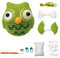 Jodimitty Häkelset Tiere Häkeln für Anfänger Erwachsene Grüne Eule All-in-One Häckeltierchen Set DIY Puppe Tierstil Crochet Set mit Anleitung, Häkelzubehör DIY Bastelgeschenke