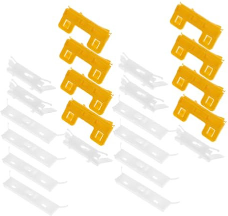 JECOMPRIS 2sätze Autodachklammern Für Windschutzscheiben Und Seitenleisten Autobefestigungssatz Dachleisten-Clips-Set Kfz-befestigungsklammern