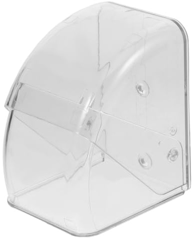 DIYEAH Cubierta Impermeable para Timbre InaláMbrico Uso En Exteriores | Transparente Pc, FáCil InstalacióN, DiseñO a Prueba De Lluvia, TamañO 9.00X7.50X6.30cm/3.54X2.95X2.48in
