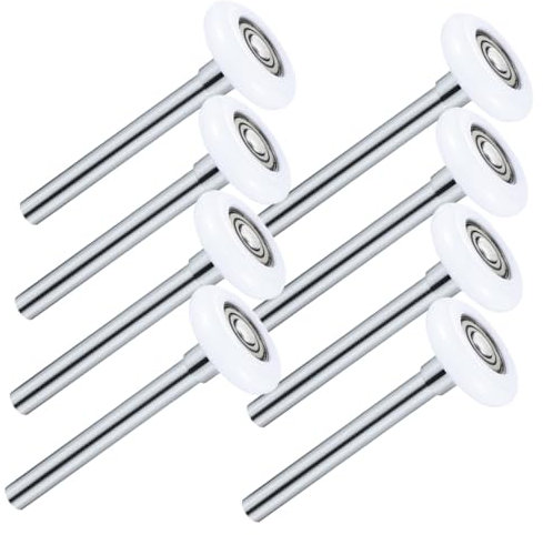Lurrose 8stücke Nylon-garagentorrollen Mit Präzisionslager Für Leisen Betrieb Glatte Stahlrollen Als Ersatzrollen Für Türrollen Passend Für Garagentore