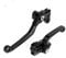 LNMLRBXEXZ for Kove 450 Rally 2024 Pivot Brake Lever Hand Control Clutch Levers Handle Fit Colove 450rally Motorcycle Accessories Handlebar(Black)