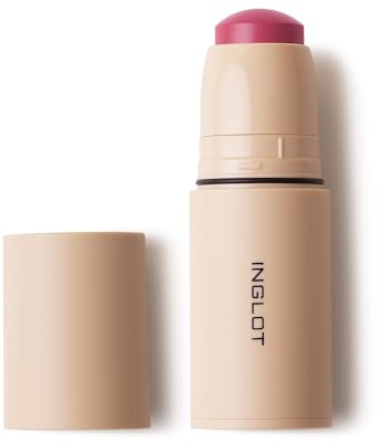 Inglot Cream Stick Blush | Cremiger Rouge-Stick | Einfache Anwendung und Natürliches Finish | Ideal zum Betonen der Wangen | Langanhaltende, Feuchtigkeitsspendende Formel | Classic Fuchsia 215 | 6,2 g
