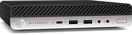 HP Mini PC Desktop EliteDesk 800 G3 (Reacondicionado) | Procesador Core i5-7400T, Memoria RAM 32GB, Disco SSD 1TB, Win 11 Pro