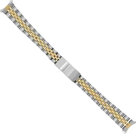 WTNZBAEM 13 mm zweifarbiges goldenes Jubilee-Uhrenarmband, kompatibel mit der Lady 26 Rlx 62510D Date-Just-Uhr