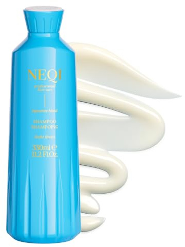 NEQI Shampoo Geschädigtes Haar - Bond Repair gegen Haarbruch 330ml | Build Boost Repair Shampoo mit Maleinsäure für blondiertes & coloriertes Haar - stärkt die Haarstruktur, sulfatfrei & vegan